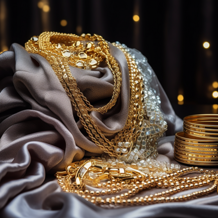 Gold Jewelry Stock Photos
