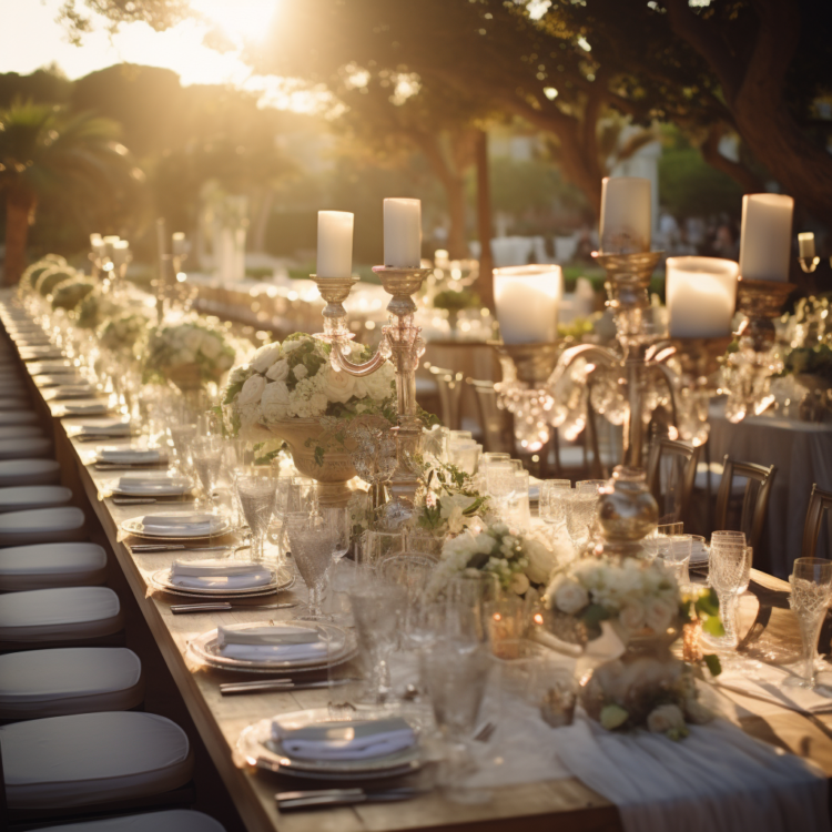 Party Decors for a Countryside Wedding