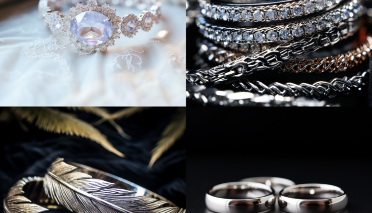 Silver Jewelry Stock Photos