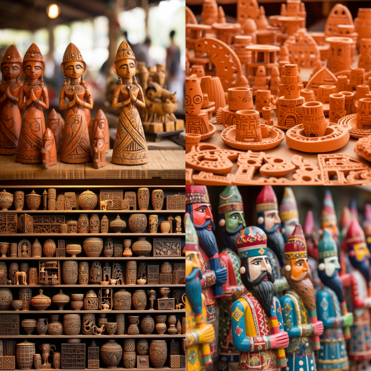 Souvenir Terracota Sculptures from India