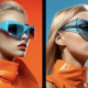 Midjourney Prompt: Colorfull and Futuristic Sunglasses