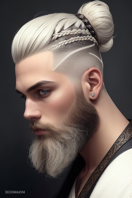 A Scandinavian-inspired men's hairstyle customized to perfection.