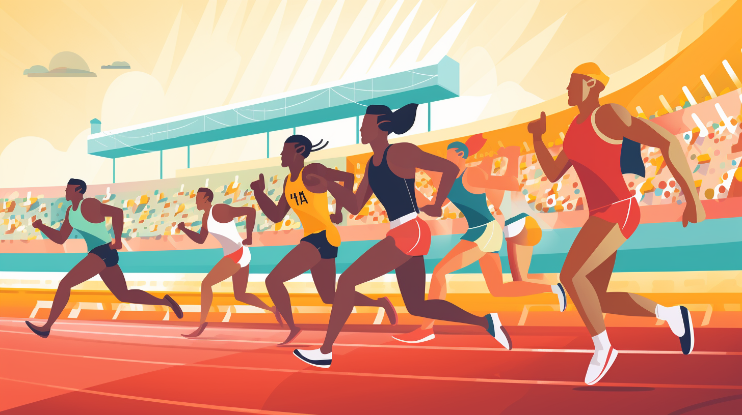 Vector illustration for Sports day | Midjourney Prompt | Promptrr.io