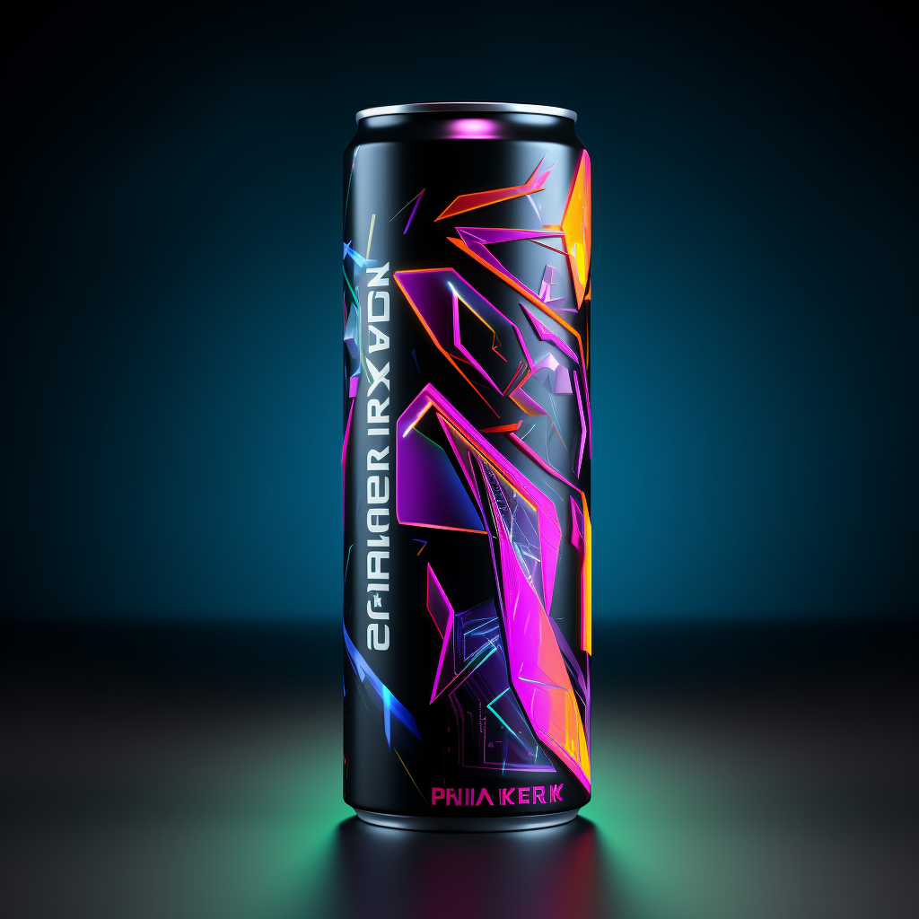 3D Model of Energy Drink Can | Midjourney Prompt | Promptrr.io