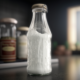 3D Model of Glass Milk Bottle | Midjourney Prompt