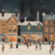Cozy Winter Scene Illustration | Midjourney Prompt