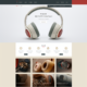 User Interface Design for Headphone’s Website | Midjourney Prompt