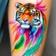 Watercolor Animals Tattoos Generator