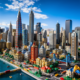 Midjourney Prompt for LEGO Cityscape Set