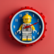 Midjourney Prompt for LEGO Character Wall Clocks