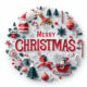 Christmas greeting card design concept