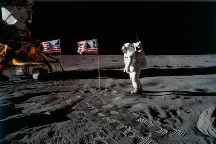 Download the digital recreation of Neil Armstrong's historic first steps on the moon. NASA's lens captures the lunar landscape, the waving American flag, and the celestial beauty above in exquisite detail. A timeless piece of history in your hands. #MoonLanding #DigitalArt