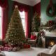 Festive Bliss: Cozy Christmas Living Room in Breathtaking Digital Art