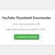YouTube Thumbnail Downloader | ChatGPT Prompt