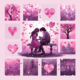 Midjourney Prompt for Romantic Pixel Art For Valentines Day