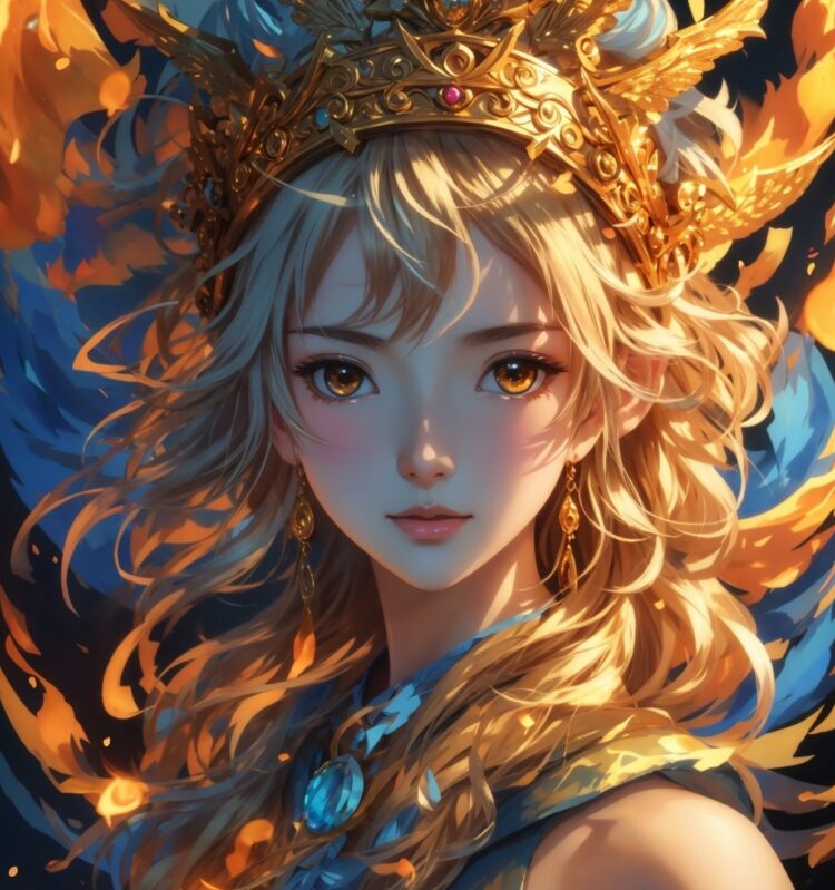 Azure_Flame_Lady_Golden_Crown