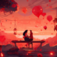 Valentines Day Illustrations – Red Theme | Midjourney Prompt