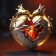 “Inferno’s Embrace: The Gilded Heart” | Leonardo AI Prompt