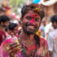 Young Indian Male Holi Celebration | Midjourney Prompt