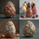 Beautiful Easter Egg Designs | Midjourney Prompt