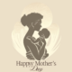 Happy Mother’s Day Minimalist Silhouette Social Media Post