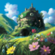 Children’s Book Backgrounds: Ghibli Studio Art | Midjourney Prompts