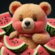 The Bear Eat Watermelon | Midjourney Prompt