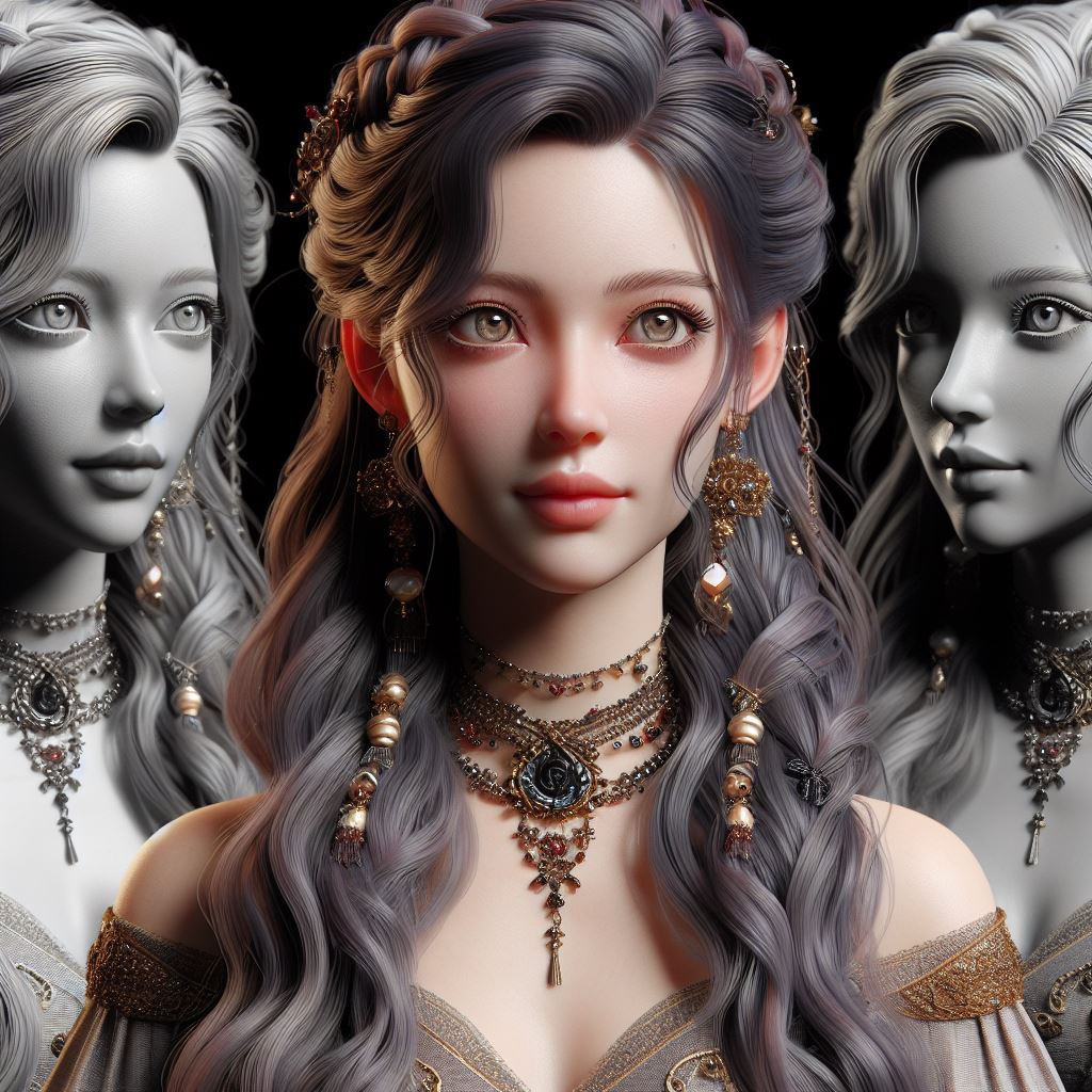 Aurelia realistic 3d ai character | Midjourney Prompts | Promptrr.io