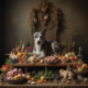 Barroco-style Animal Food Arrangement | Stable Diffusion