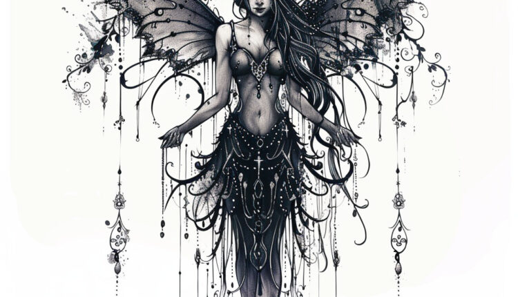 midkotas. Gothic Fairy Essence Tattoo Art Gothic Fairy design d 3c8ba6d6 e759 4e63 8d92 b55e47059b86 | Promptrr.io