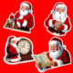 Christmas Santa Clause workshop scenes