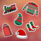 Modern Christmas Icons Sticker Pack