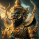 A traditional Thai demon deity in the style of classic Thai mythology | DALL-E Prompts