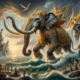 Celestial elephant (‘Erawan’) rising from the ocean |  | DALL-E Prompts