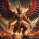 The mythological Garuda in a traditional Thai art style | DALL-E Prompts