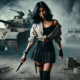 Black Hair Tank Girl – HD Wallpaper