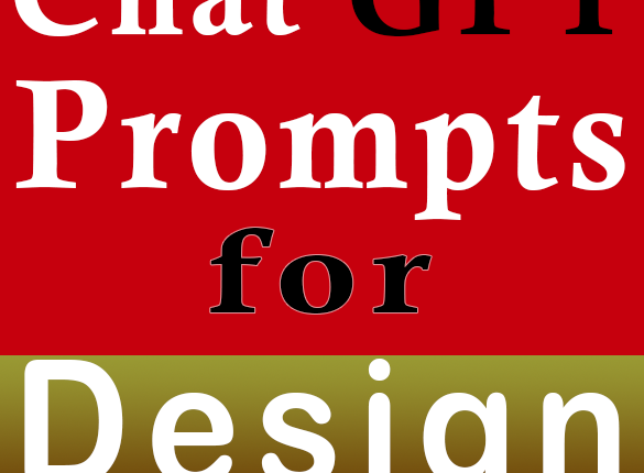 ChatGPT Prompts for Design