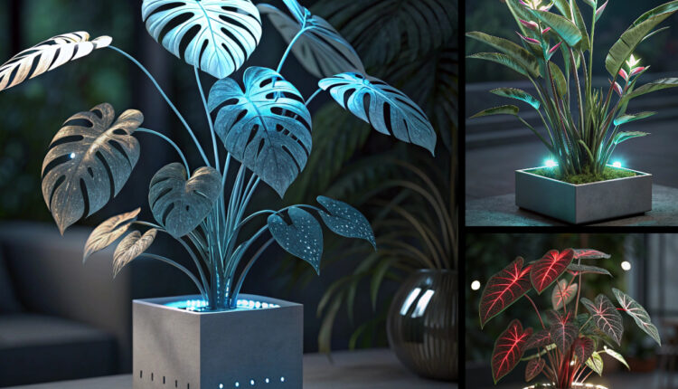 Futuristic plants prompt