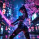 Neon Fantasies In Futuristic Japan