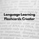 Language Learning Flashcards Creator ChatGPT Prompt