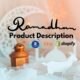 Ramadan product description ChatGPT prompts for Ecommerce