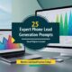 25 Expert Phone Lead Generation Prompts with Resell Rights