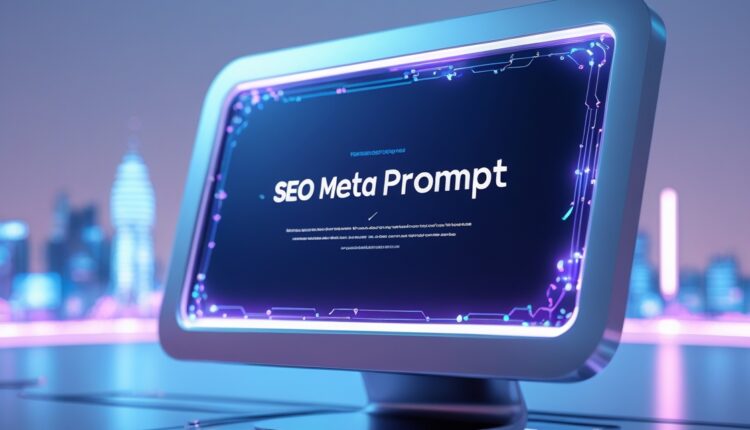 seo meta prompt cover image | Promptrr.io